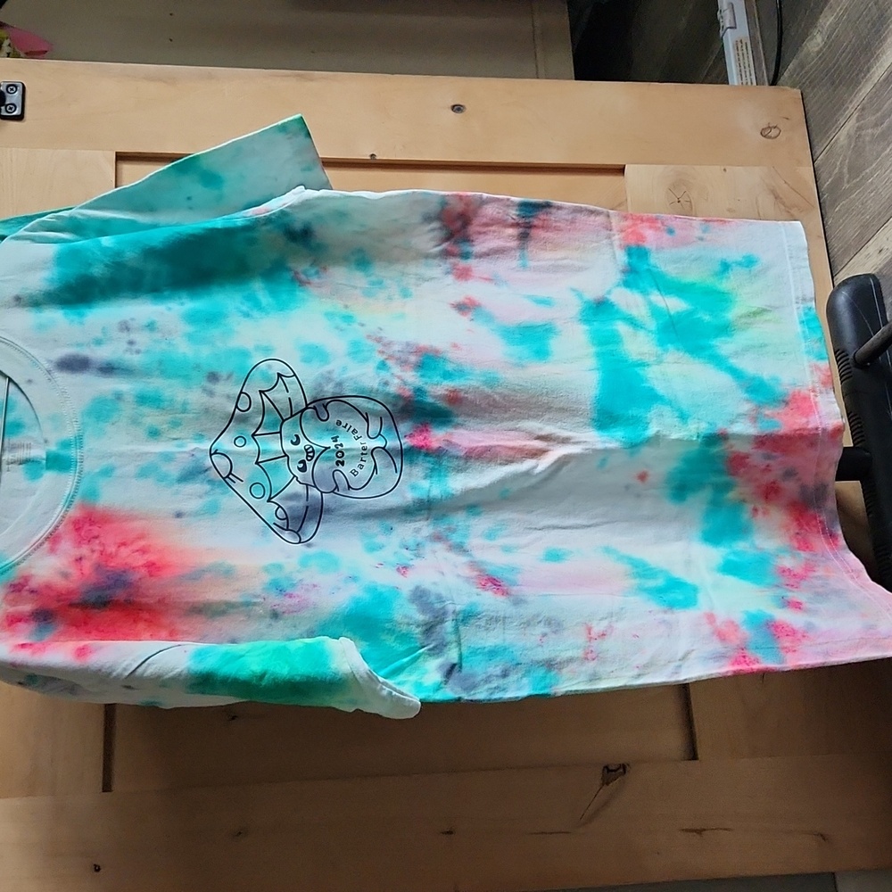Tyedye with barter Faire mushroom